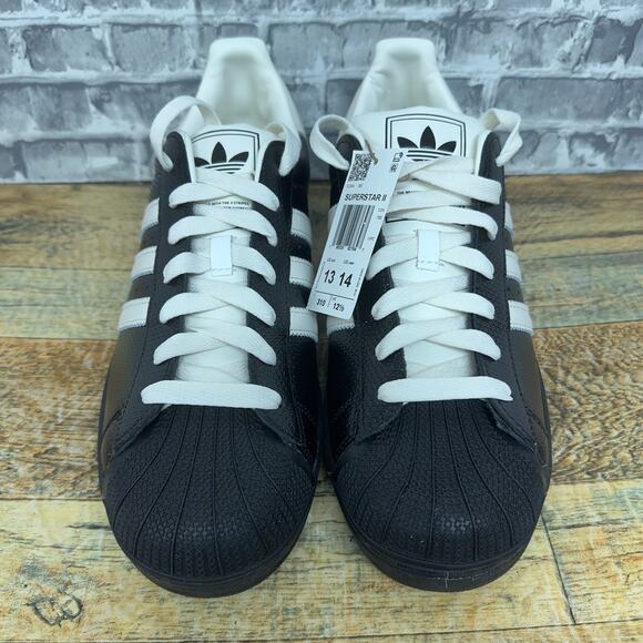adidas Superstar II Core Black Core White IH9268 Mens Size 13 New Rare main image 5